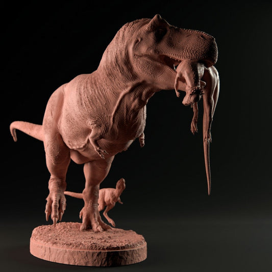 Tyrannosaurus Rex and Juvenile 1:35 Scale