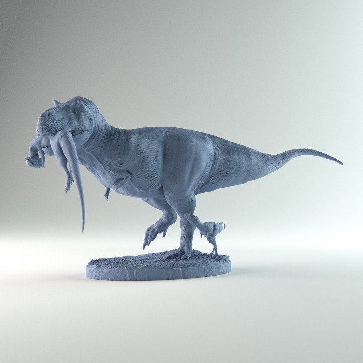 Tyrannosaurus Rex and Juvenile 1:35 Scale