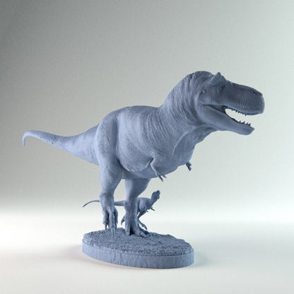 Tyrannosaurus Rex and Juvenile 1:35 Scale