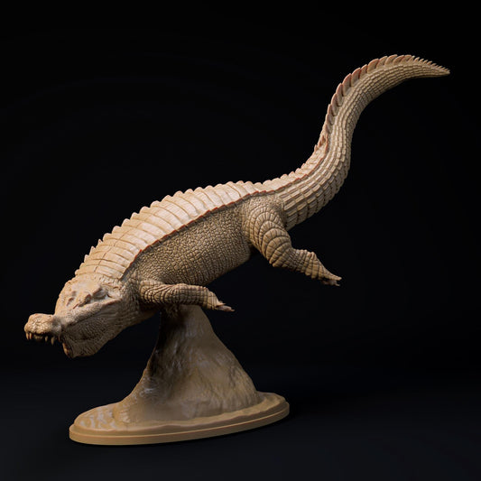Sarcosuchus Swimming