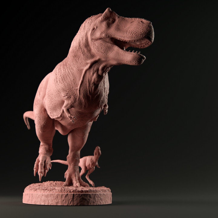 Tyrannosaurus Rex and Juvenile 1:35 Scale