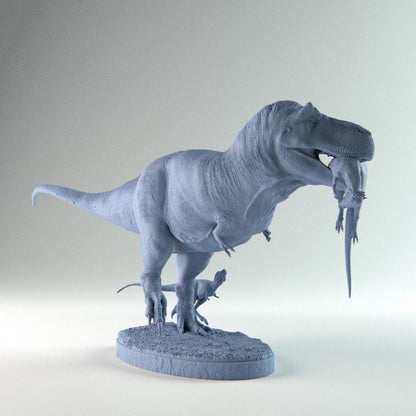 Tyrannosaurus Rex and Juvenile 1:35 Scale