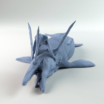 Pteranodon Eating Tylosaurus