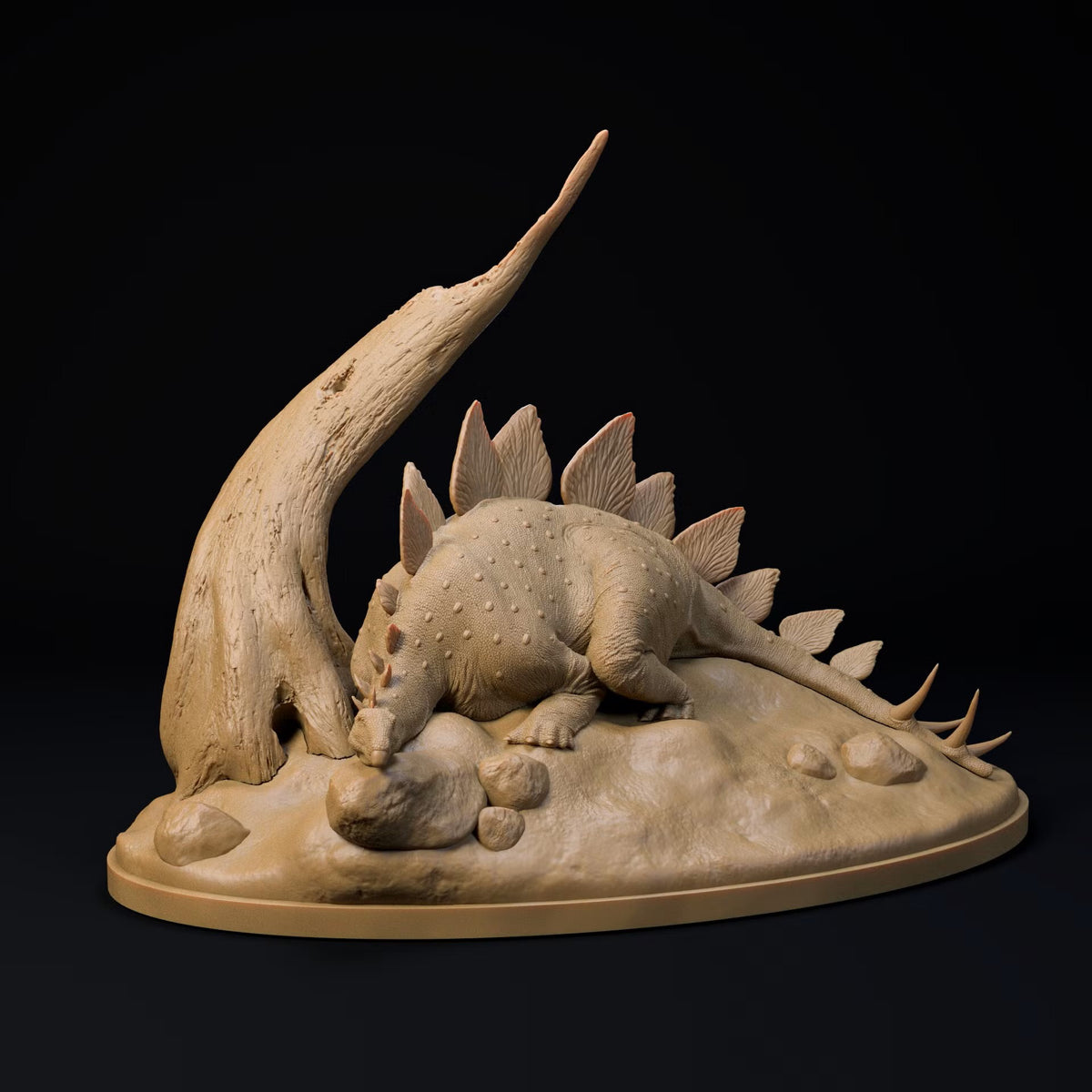 Stegosaurus Resting