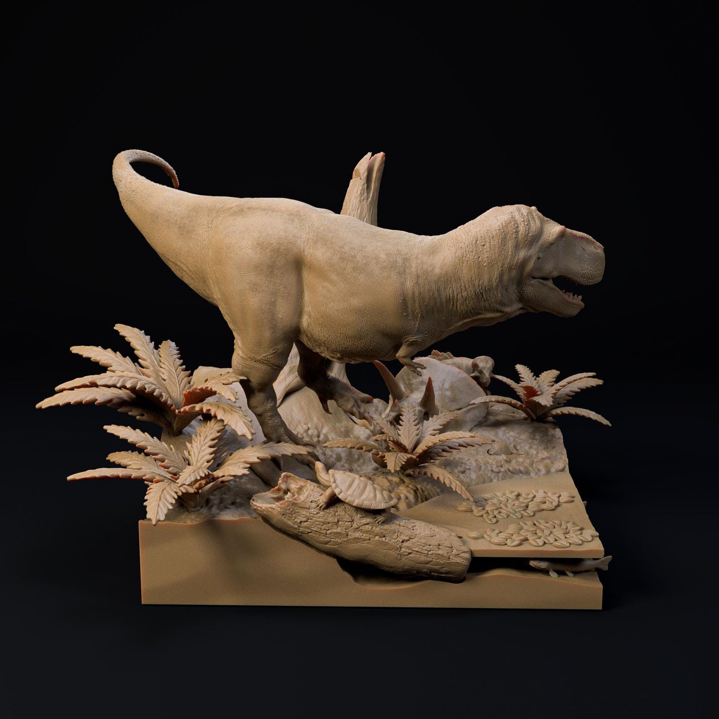 Tyrannosaurus Rex Hell Creek Diorama
